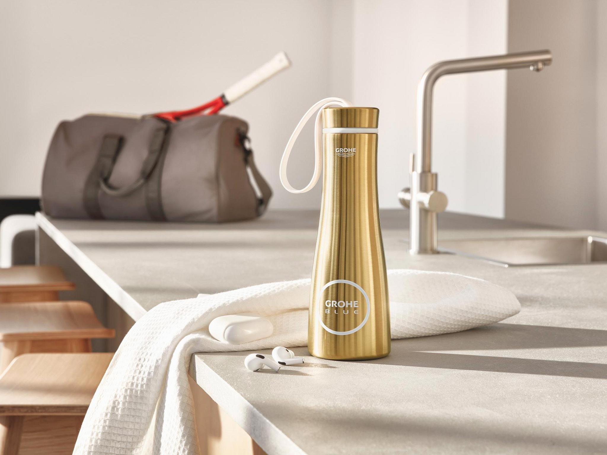 GROHE Blue Thermoflasche in gold